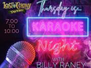 Lost Colony Tavern, Karaoke Night